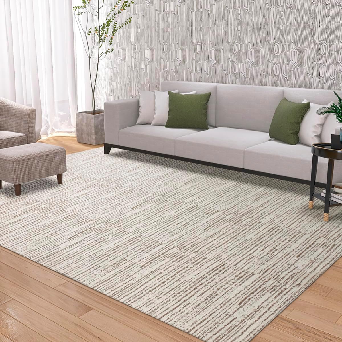 Tapete Sala Quarto Rustico 200m x 300m Grande Antiderrapante Decoracao