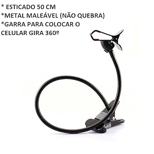 Suporte de celular de mesa ou cabeceira