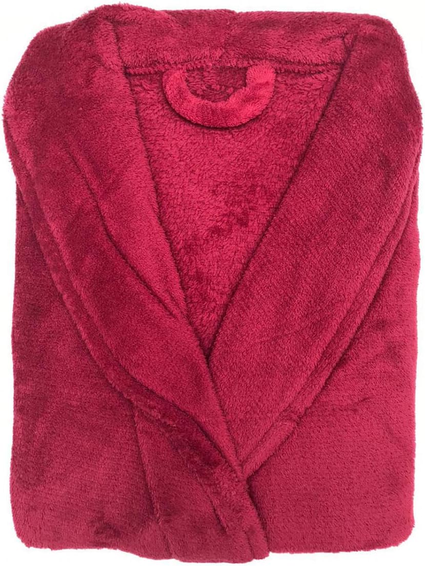 Roupao Microfibra Corttex Unissex Adulto Tam P Vermelho