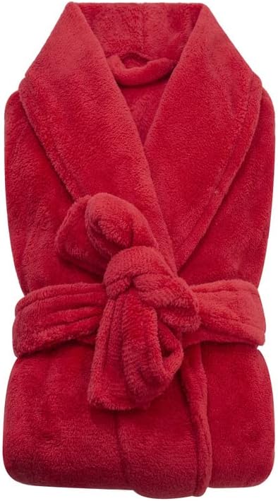 Roupao de Banho Microfibra Soft Camesa Tam M Vermelho