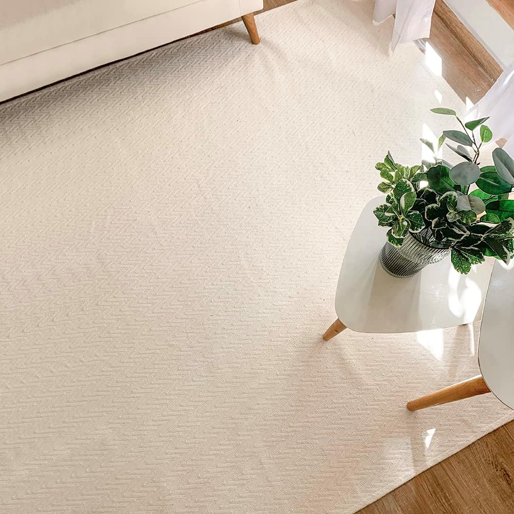 Tapete Antiderrapante Algodao Rustico Decoracao Sala Quarto 140m x 200m