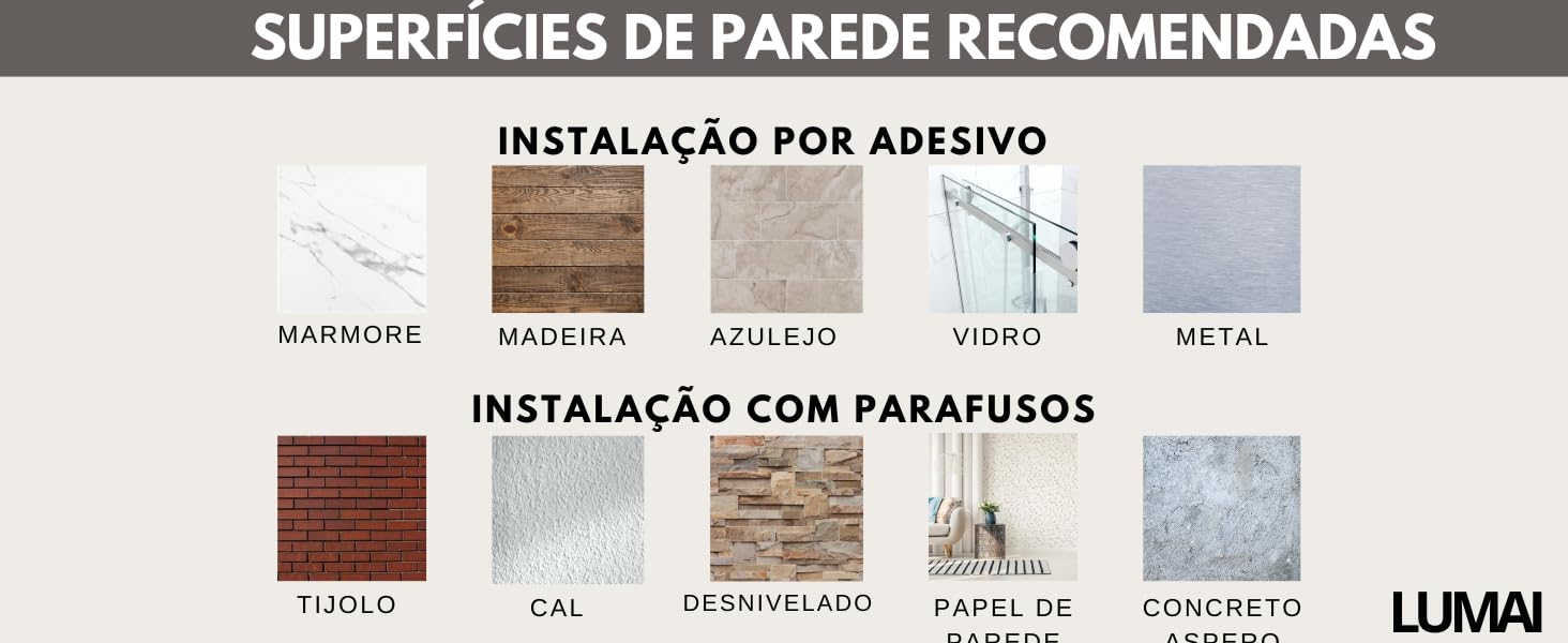 Porta Vassouras de Parede com Ganchos Suporte de Parede para Vassouras em Aço Inox Vassoureiro
