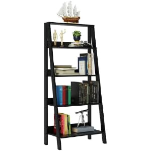 1742494254 471 Estante para Livros 4 Prateleiras Cavalete Madesa Preto