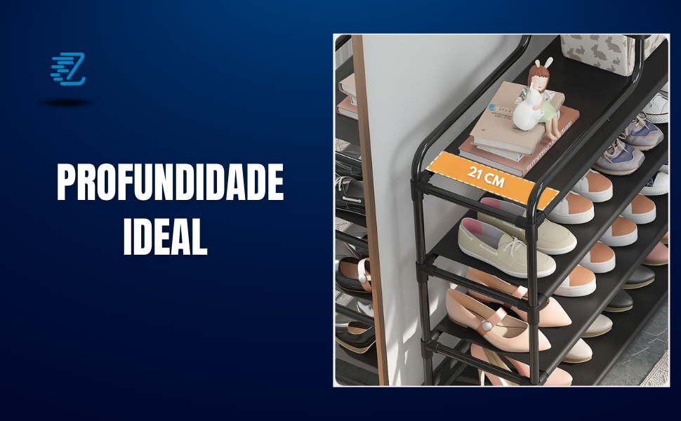 Porta Sapato Bolsa Chave Objeto Vertical Sapateiro Cesto Armazenamento Mancebo Casa