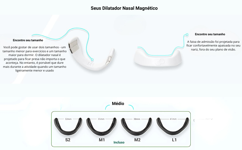 Dilatadro nasal anti ronco