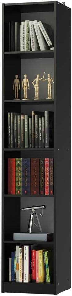 Estante Livreiro Madesa 6906 com 6 Nichos Preto