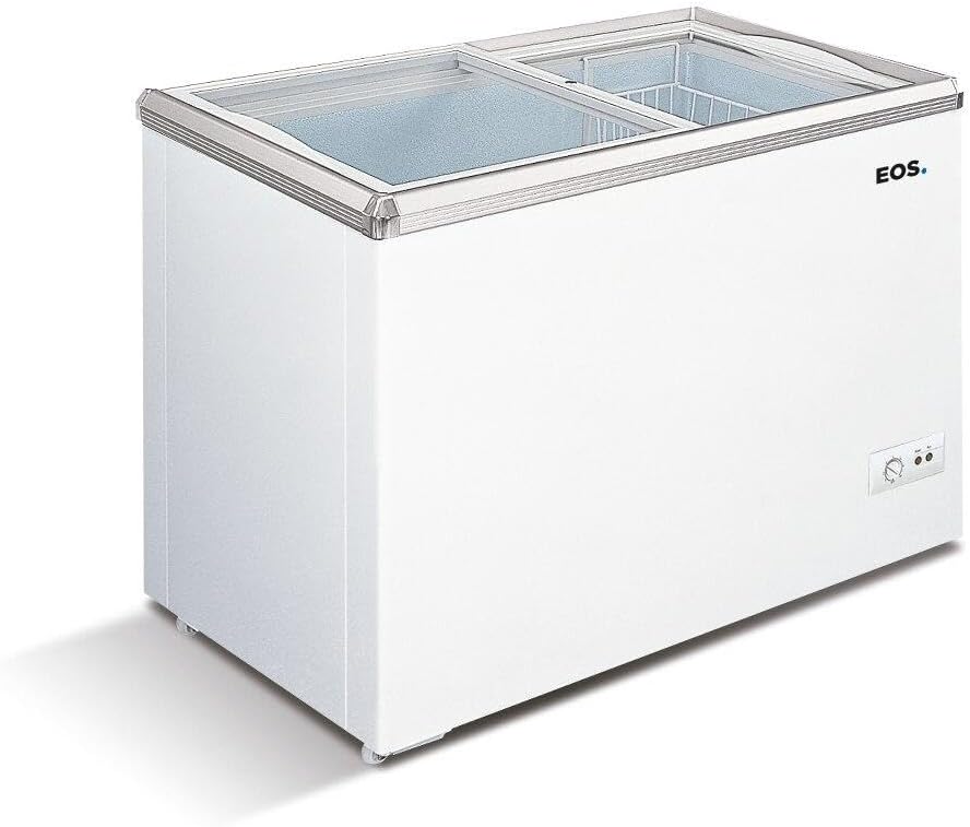 Freezer Expositor Horizontal Eos 120 Litros Eco Gelo com Tampa