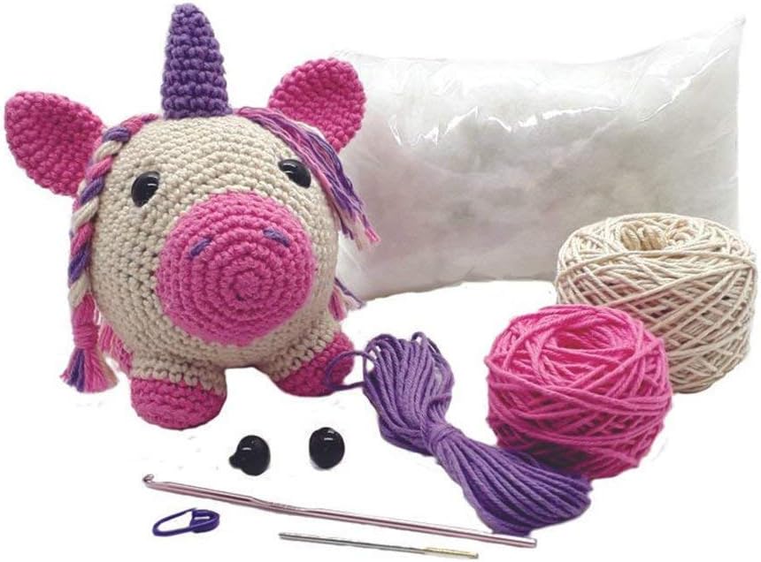 Kit Amigurumi Croche Unicornio Kits for Kids