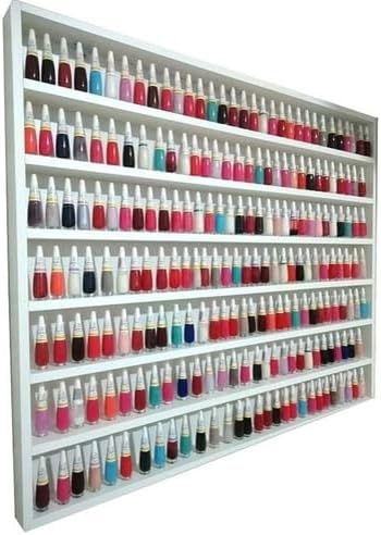 Nicho Organizador Expositor 460 Esmaltes 7 Prateleiras100 Mdf Larg100 Alt