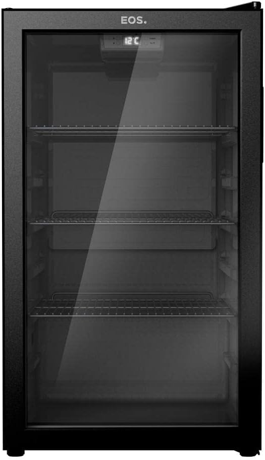 Refrigerador Expositor Vertical Eos Eco Gelo 124l Eev120p Preto 110v