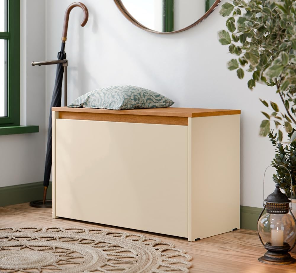 Sapateira Articulada Safira Com Porta Basculante Charme Off WhiteFreijo