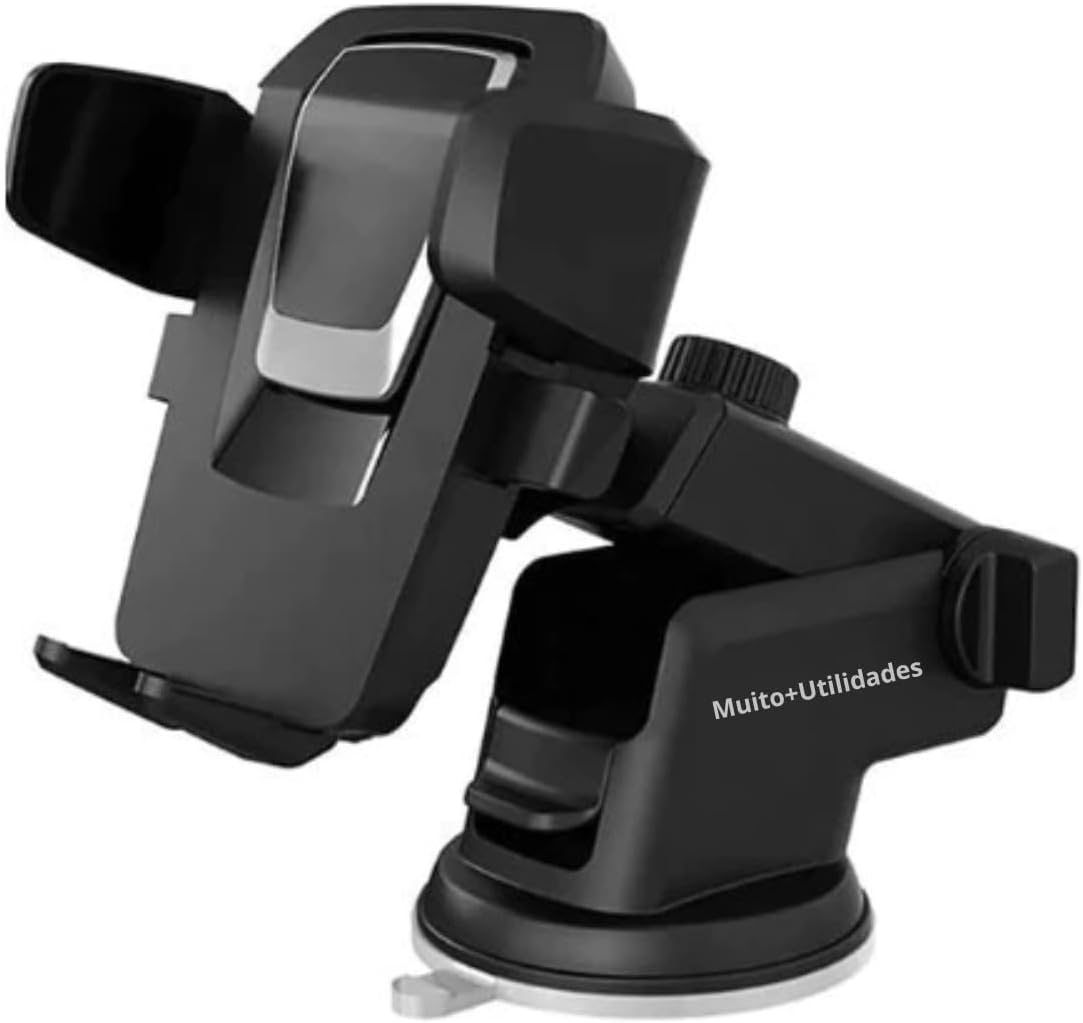 Suporte Veicular Universal para Celular GPS Trava Automatica Giratorio 360°