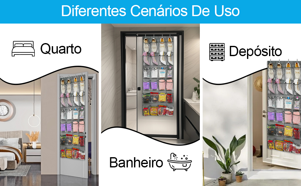 sapateira organizadora de porta