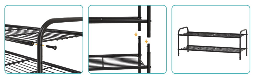 1743670916 55 Sapateira Organizadora Porta Sapatos Formato Simples Para 8 Pares