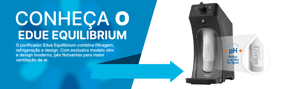  PURIFICADOR REFRIGERADO NEW E-DUE EQUILIBRIUM GRAFITE