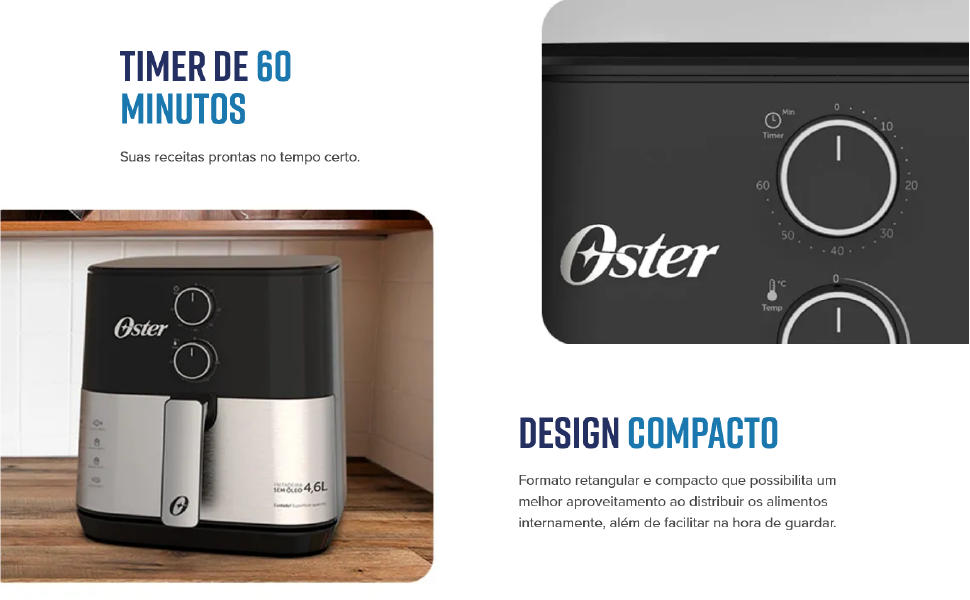 Oster OFRT520 - Fritadeira Sem Óleo