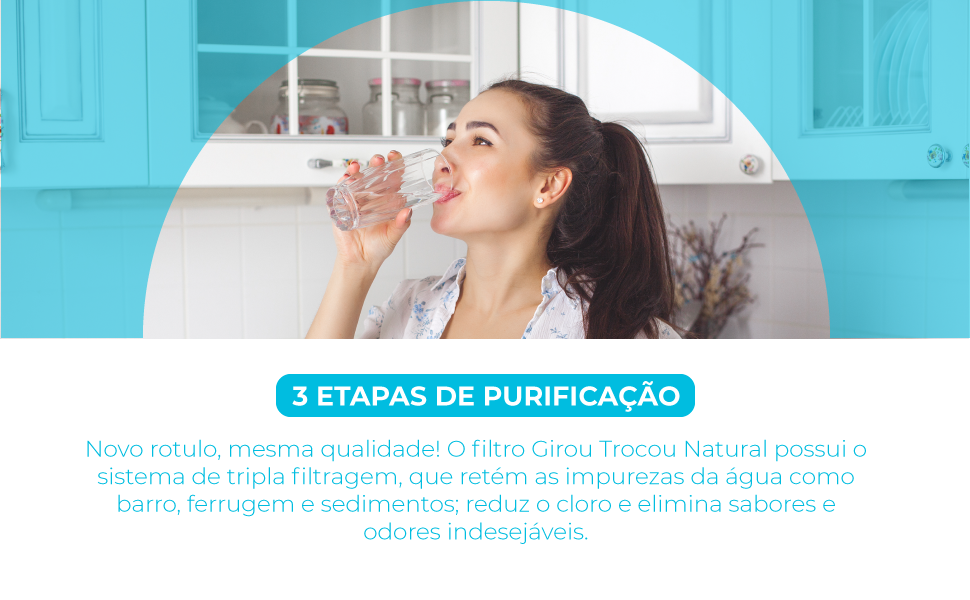 FILTRO DE ÁGUA NATURAL LACRADO - C + 3