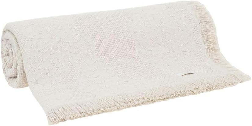 Buddemeyer Colcha Queen Medalhao 100 Algodao Bege