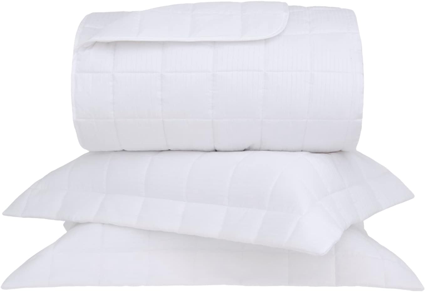 Buddemeyer Kit Colcha King Cetim 300 Fios Damask Stripes 100