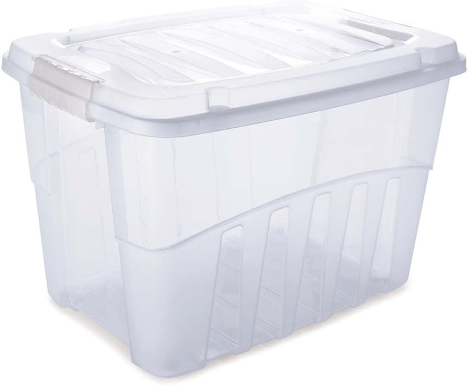 Caixa 78 l com Trava Plasutil Incolor
