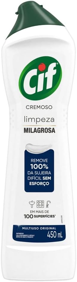 Cif Cremoso Limpeza Milagrosa Remove 100 Da Sujeira 450 Ml