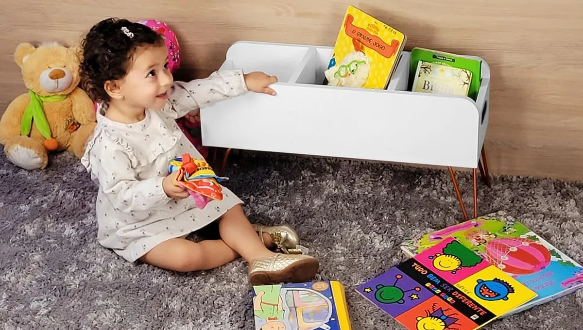 Descubra Como a Estante Porta Livros Infantil Read Transforma o Quarto dos Pequenos