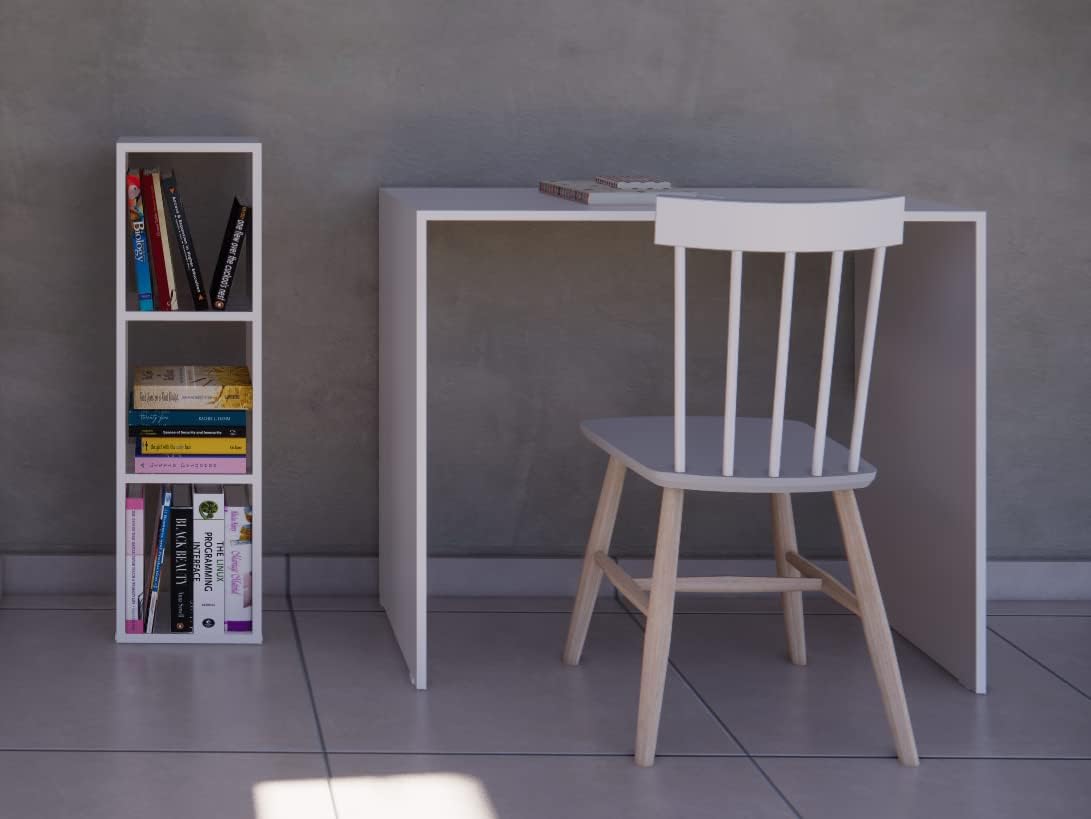 Estante Para Livros Livreiro Branca Organizador Compmovel