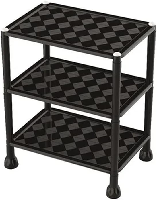 Estante Prateleira Organizador Modular 3 Andares Preto