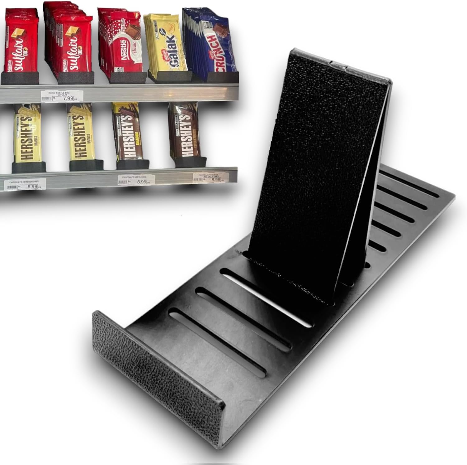 Expositor Suporte Barra Chocolate Doce Inovador