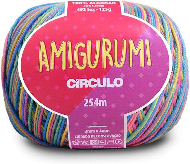 Fio Amigurumi 100 algodao macio fio de croche