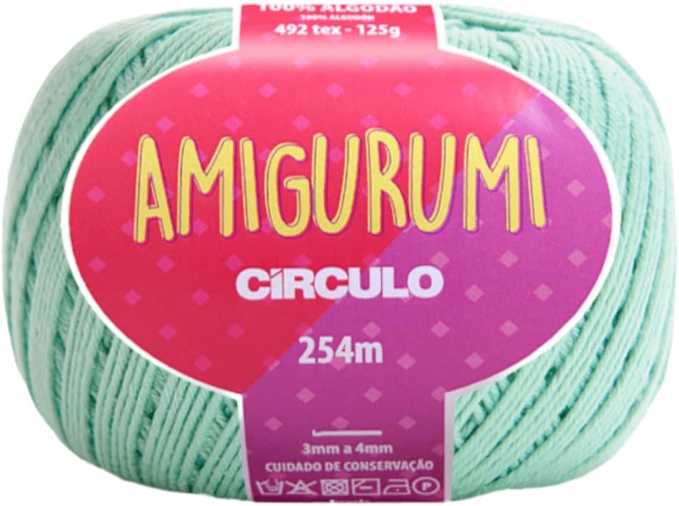Fio Amigurumi Linha Novelo 254m 125g 5743 NEO MINT