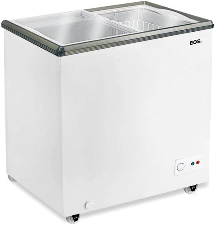 Freezer Expositor Horizontal Eos 176 Litros Dupla Acao Eeh200 220v