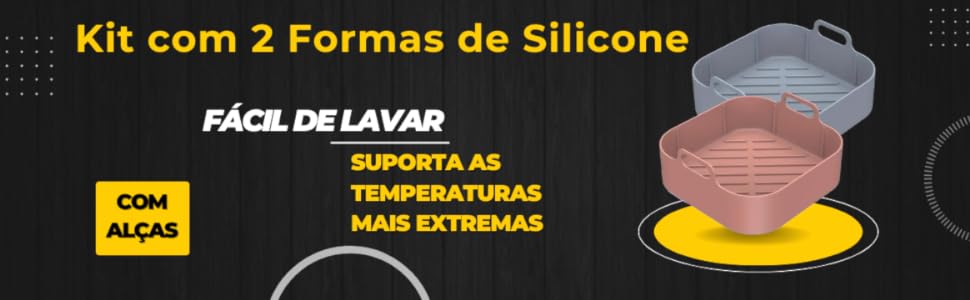 gen capa 2 cesta silicone quadrada