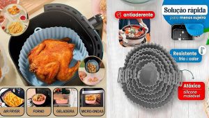 Kit 6 Formas Air Fryer Silicone