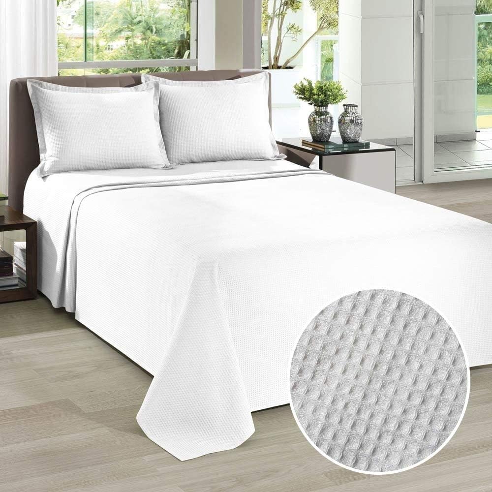Kit Colcha Casal Piquet 220 x 250 Cfronhas Dohler U