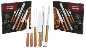 Kit para Churrasco 15 Peças Tramontina Natural