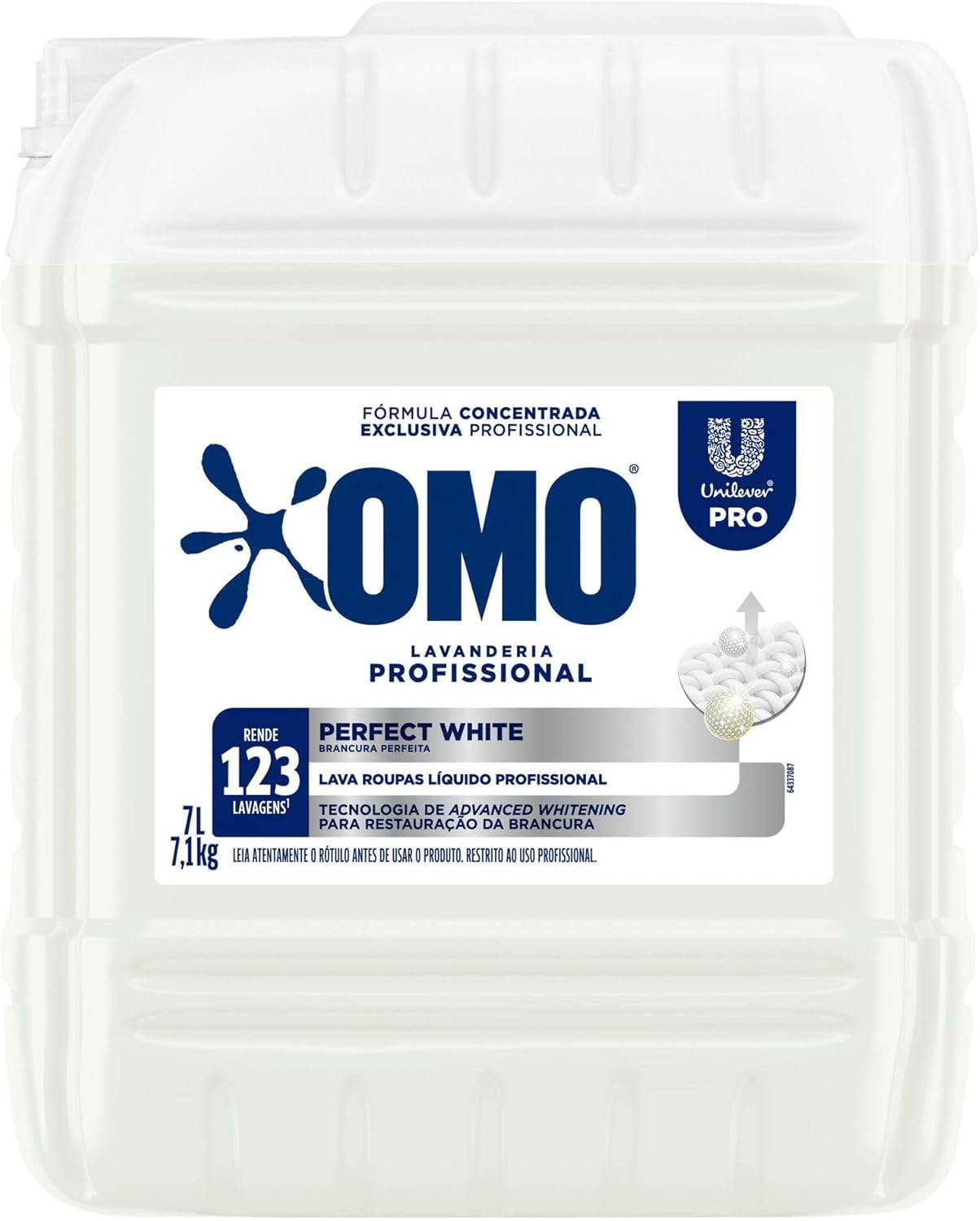 Lava Roupas Liquido Concentrado Lavanderia Profissional Omo Perfect White Pro Galao