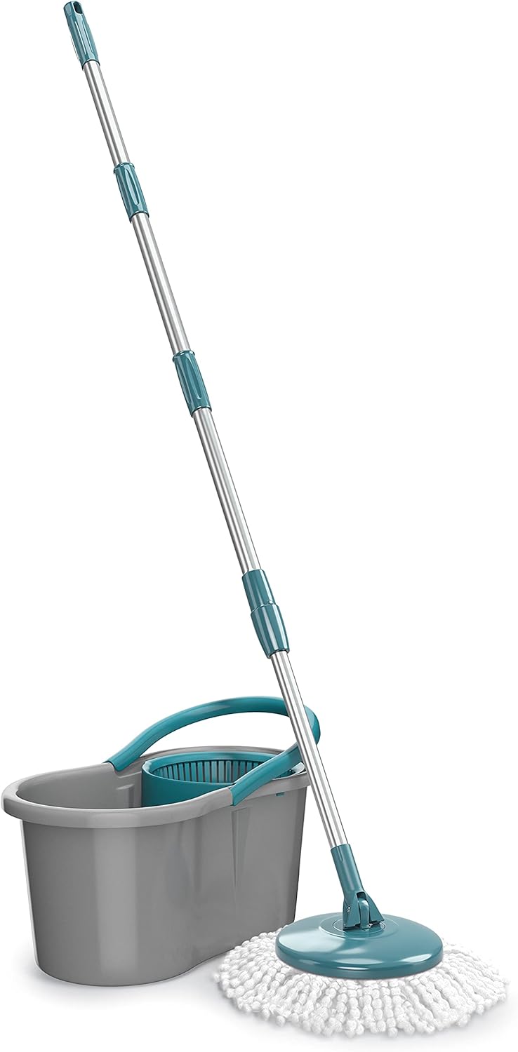Mop Giratorio Fit Balde 8 litros limpa centrifuga lava e