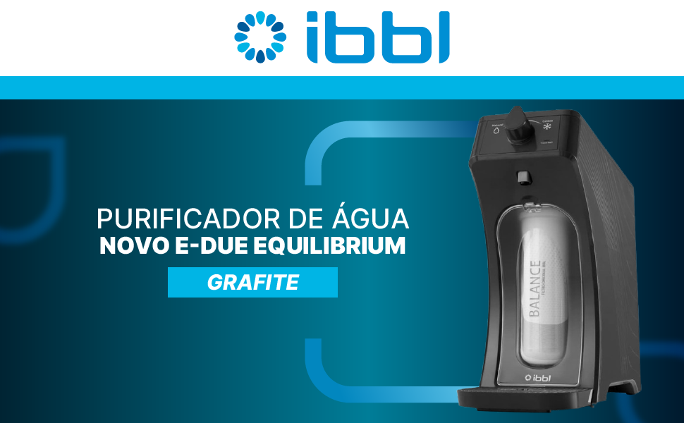  PURIFICADOR REFRIGERADO NEW E-DUE EQUILIBRIUM GRAFITE