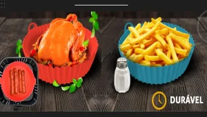 Revolucione Sua Experiência Culinária Com Formas de Silicone Para Air Fryer