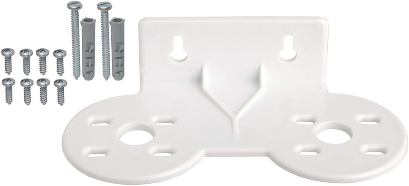 Suporte Duplo BBI Plastico ABS com kit de parafusos para