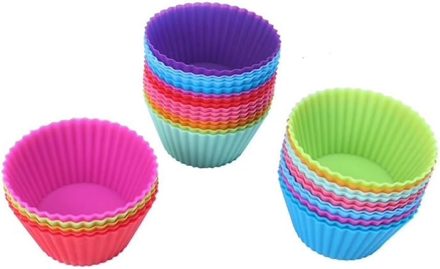 12pcs Forminha Para Mini Cupcake Muffin Forma De Silicone