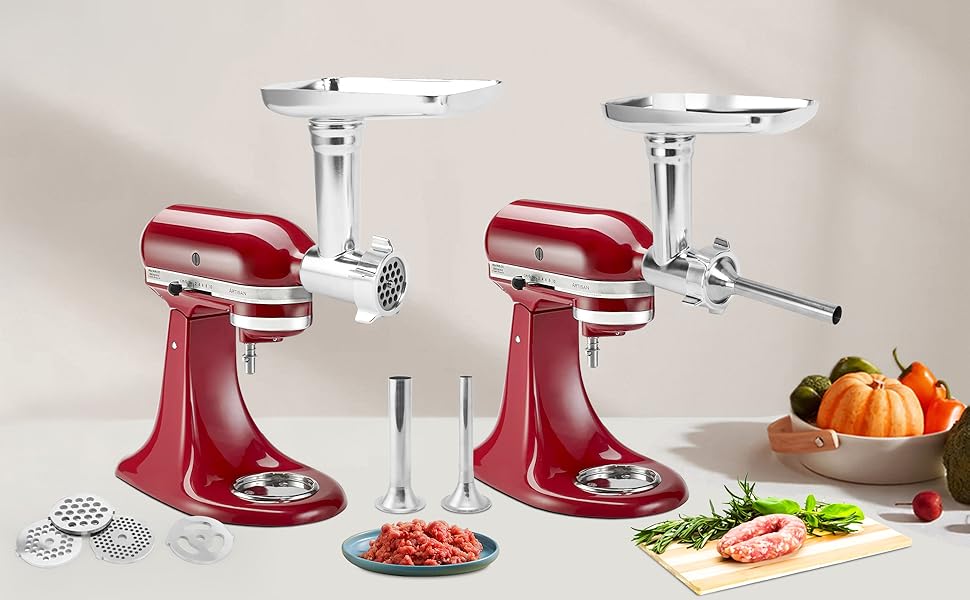 acessório de moedor de carne kitchen aid para batedeira kitchenaid moedor de carne para batedeira kitchenaid