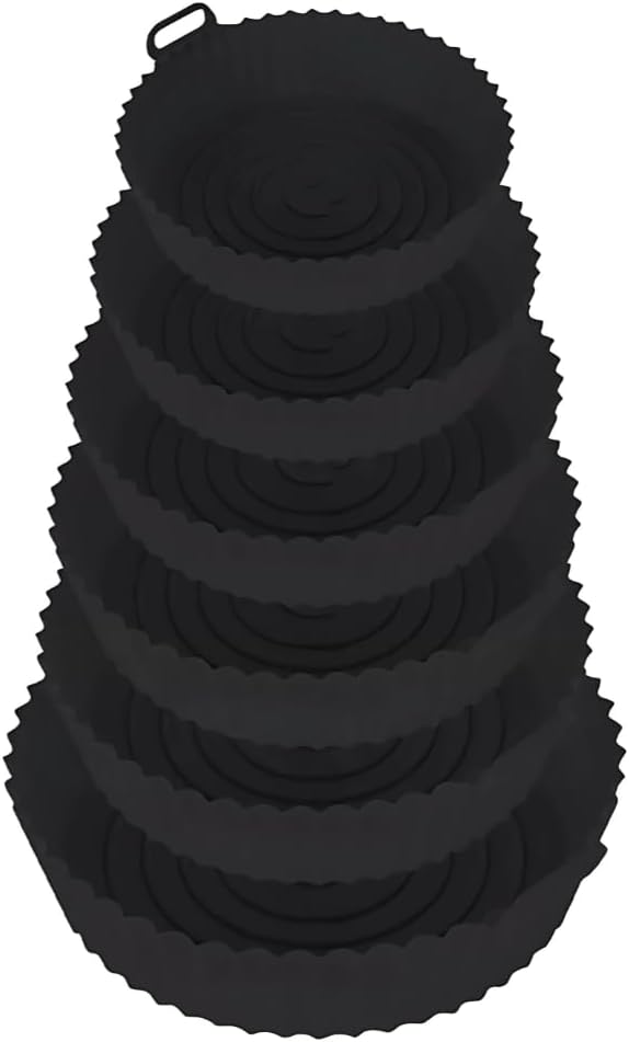 1748185613 735 Kit 6 Formas De Silicone Premium Para Air Fryer Fritadeira