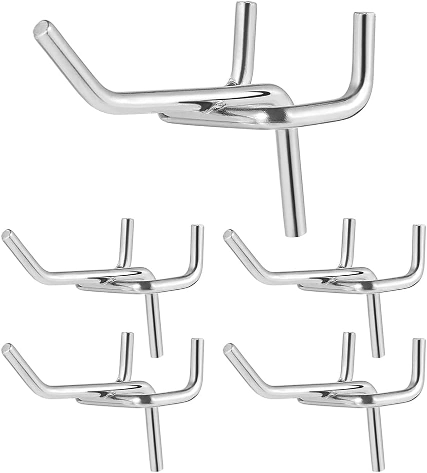 25 Ganchos Metal Pequeno 5cm Expositor Painel Organizador