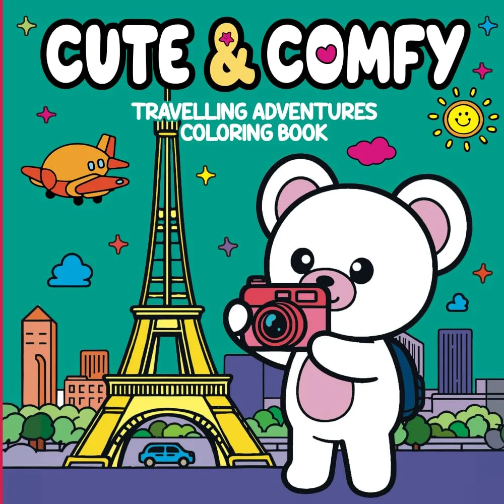 Cute & Comfy Coloring Book for Adults