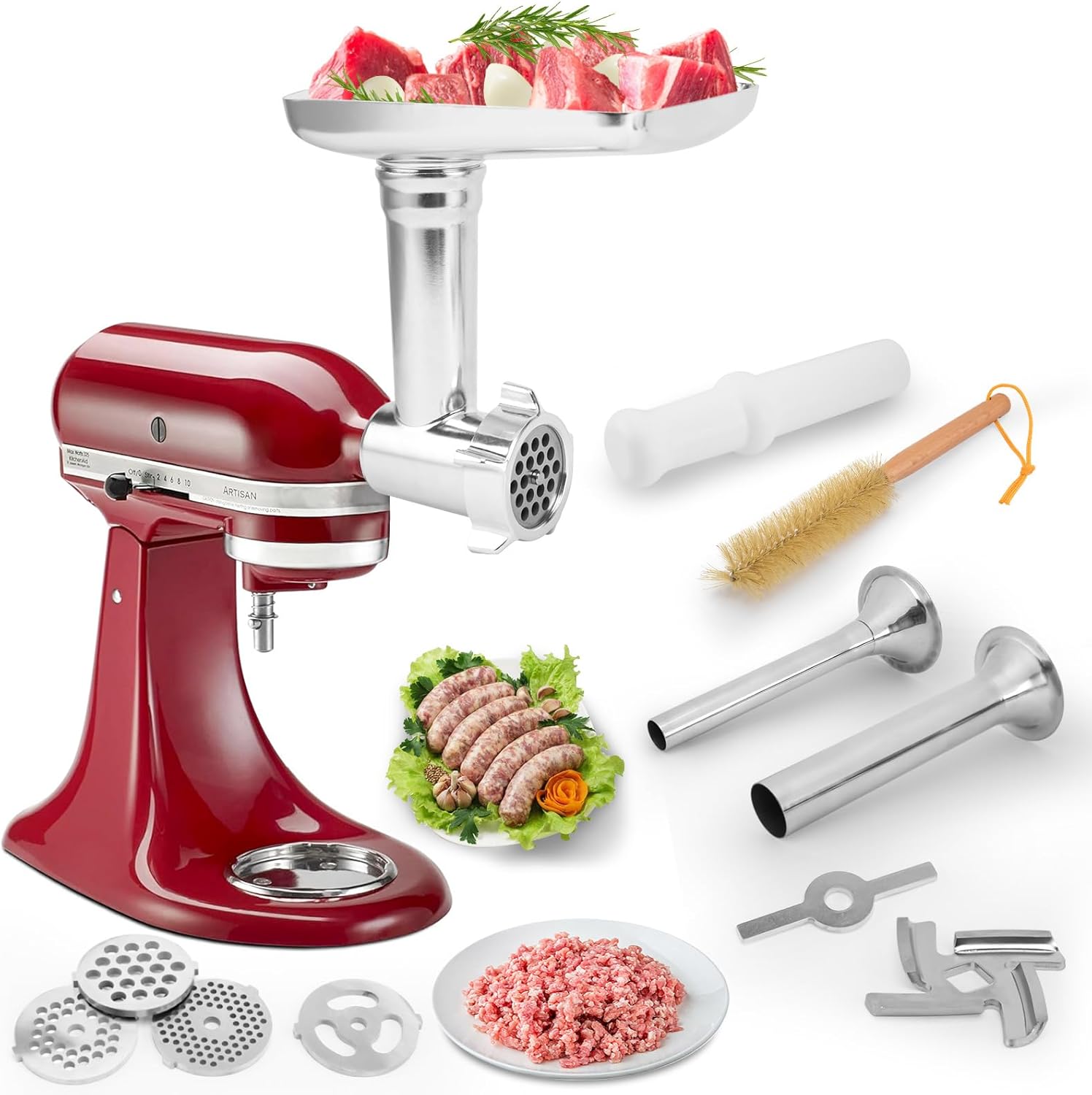 Acessorio de moedor de carne para batedeira KitchenAid acessorio de