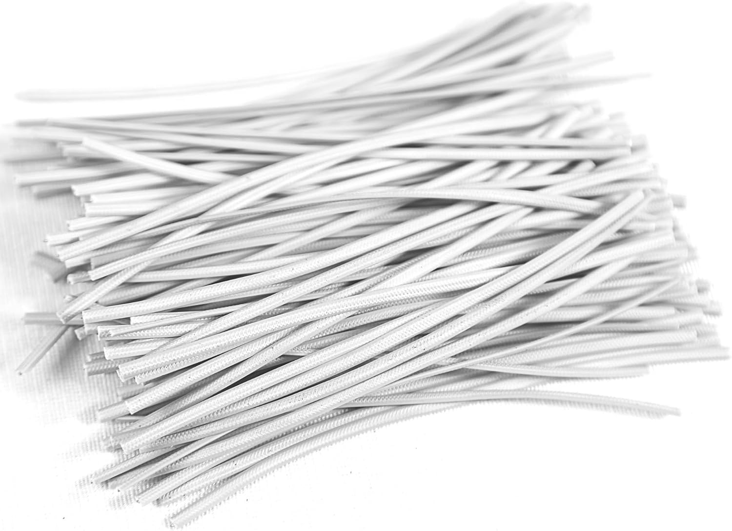 Amarrilho Fecho Lacre Arame Branco 12cm para fechar pacotes de