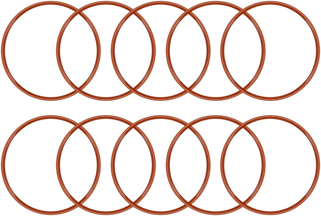 Anel de silicone Uxcell 8 mm 70 mm de diametro