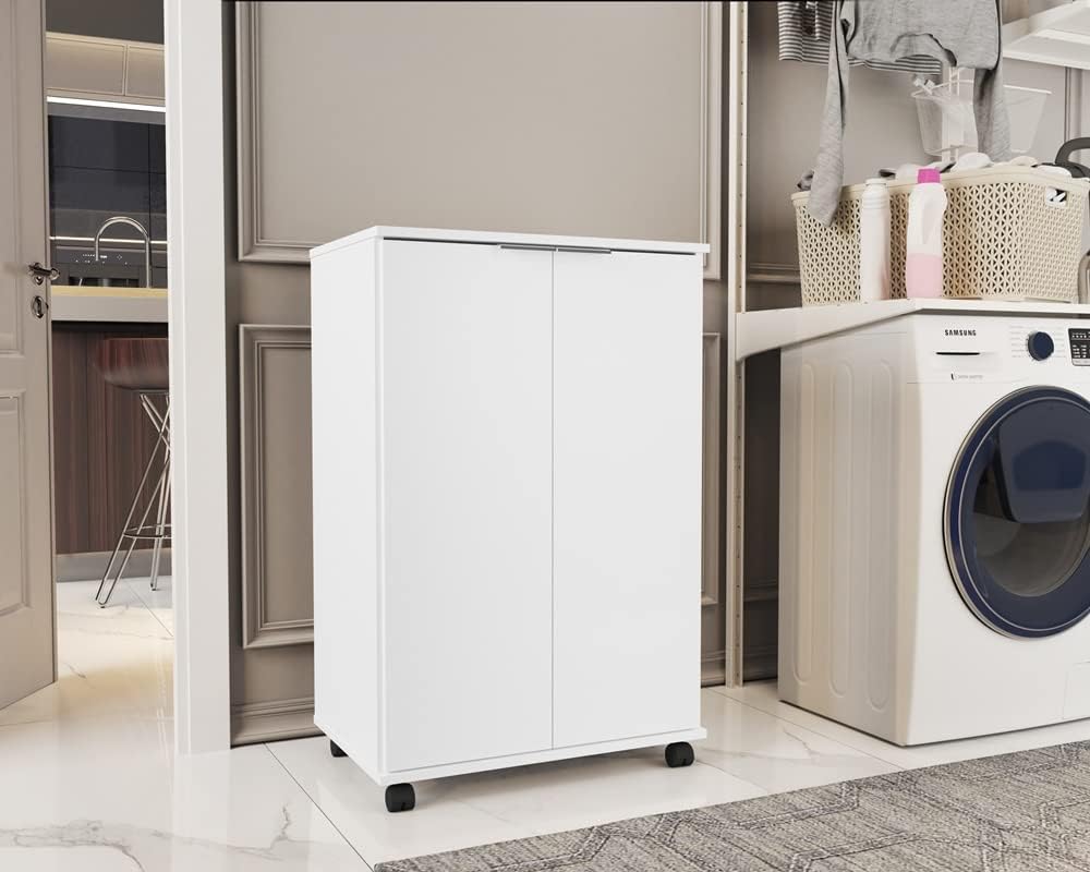 Balcao Pratic para Lavanderia Cozinha 2 portas Branco